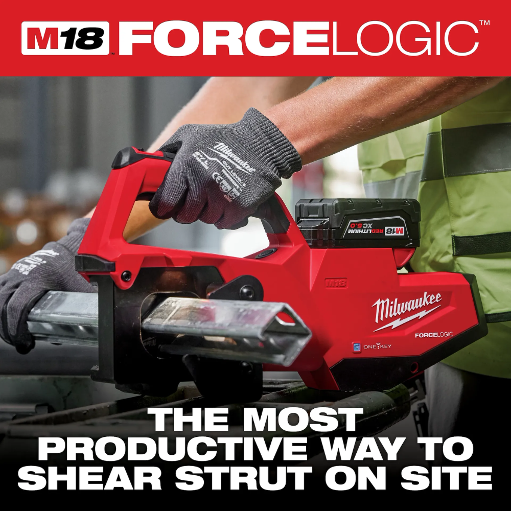 Milwaukee M18 FORCE LOGIC Single Channel Strut Shear Kit from Columbia Safety